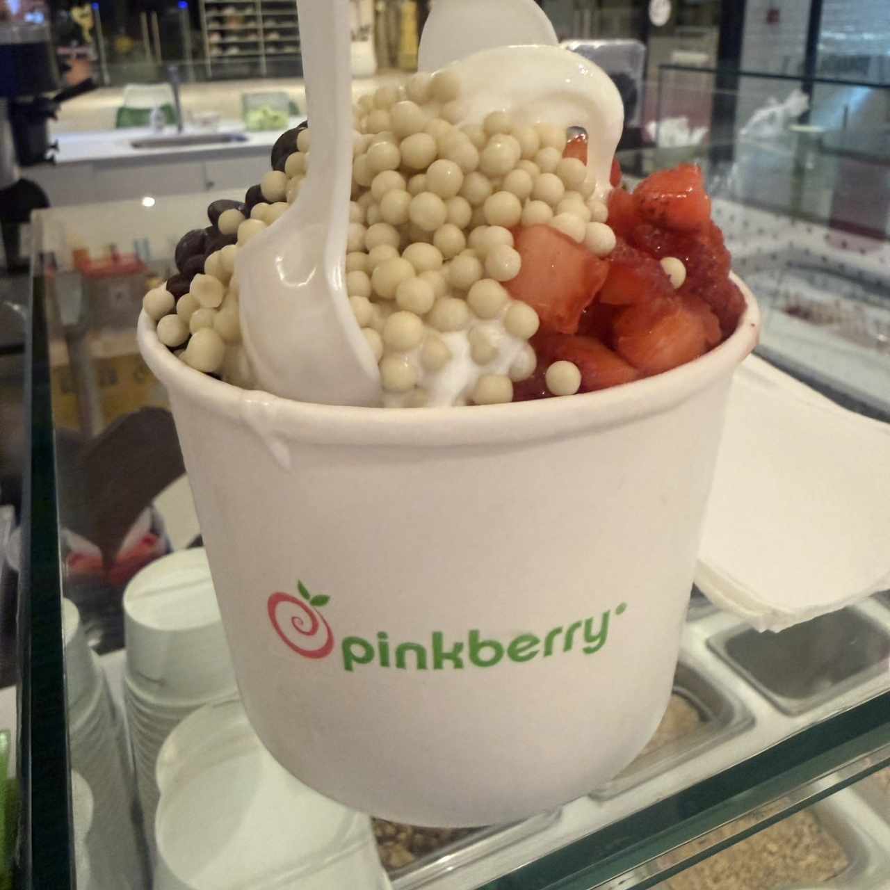 Frozen Yogurt con Toppings