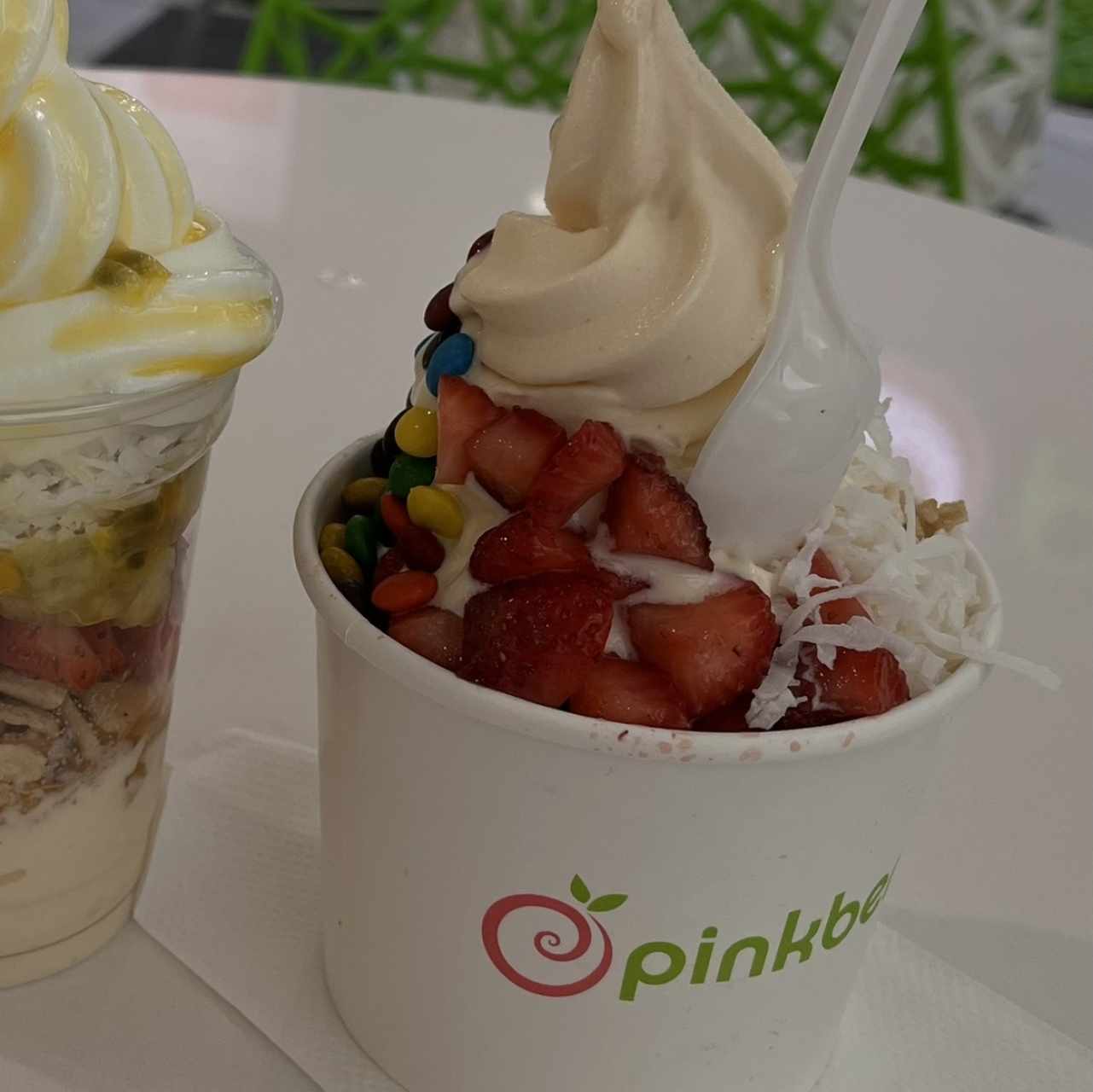 Frozen Yogurt con Toppings