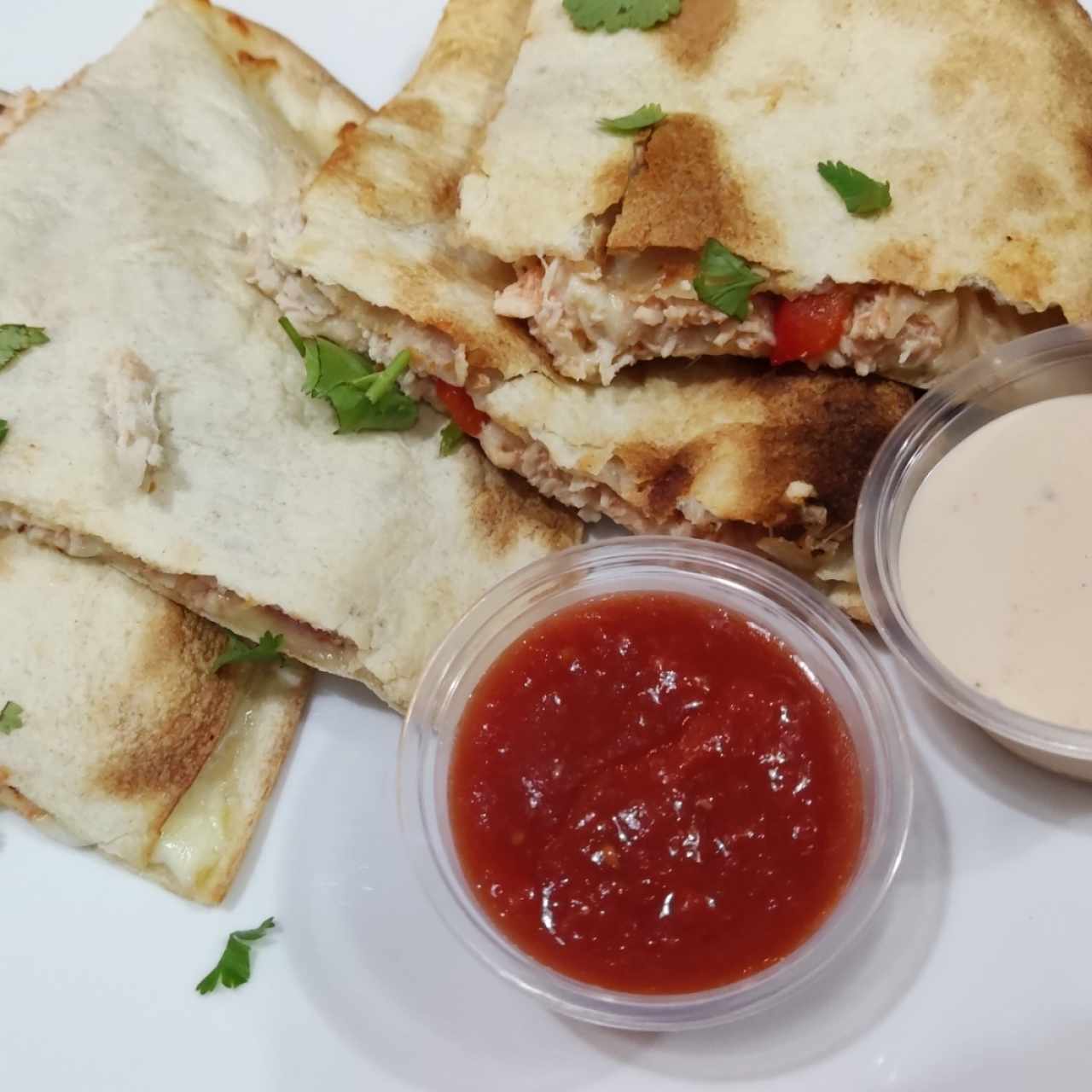 quesadillas de pollo