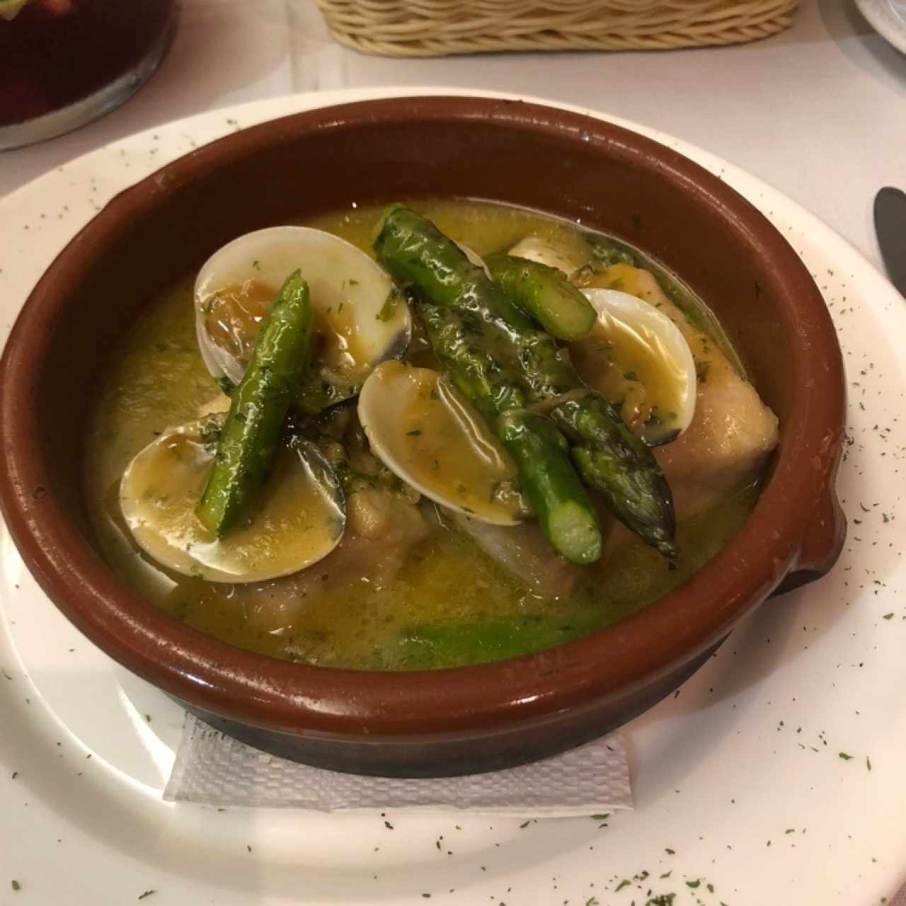 corvina en salsa verde