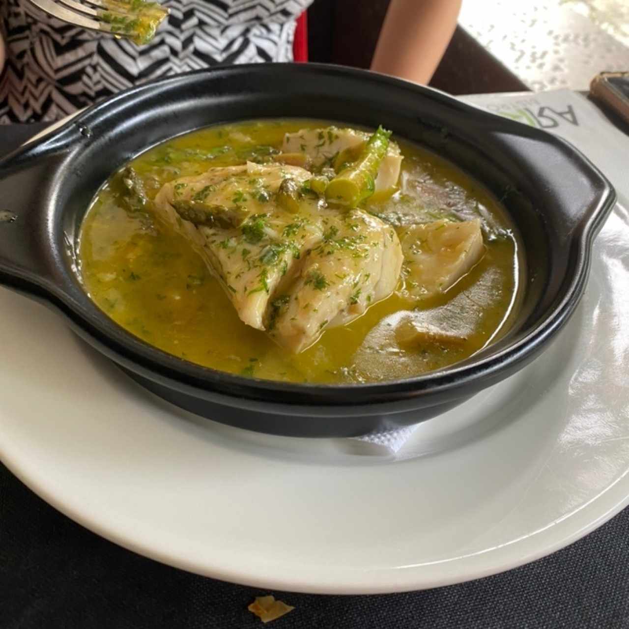 Corvina en Salsa Verde