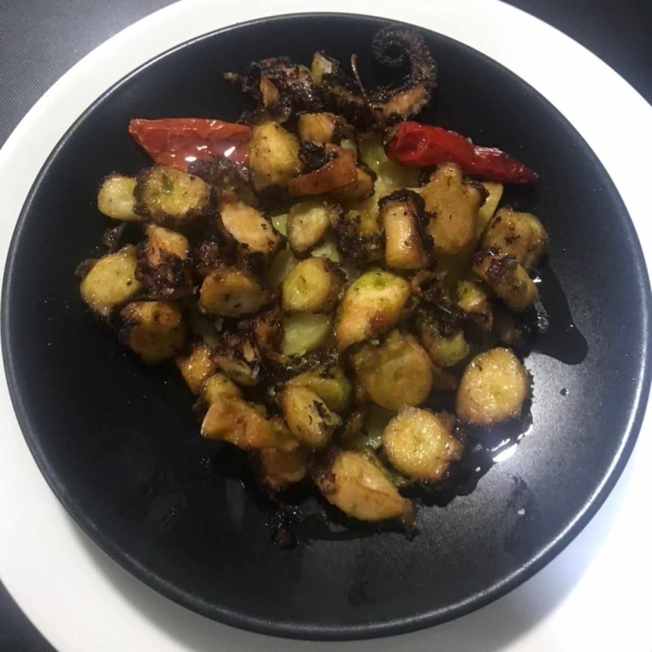 Entrantes Calientes - Pulpo Casa Urrutia