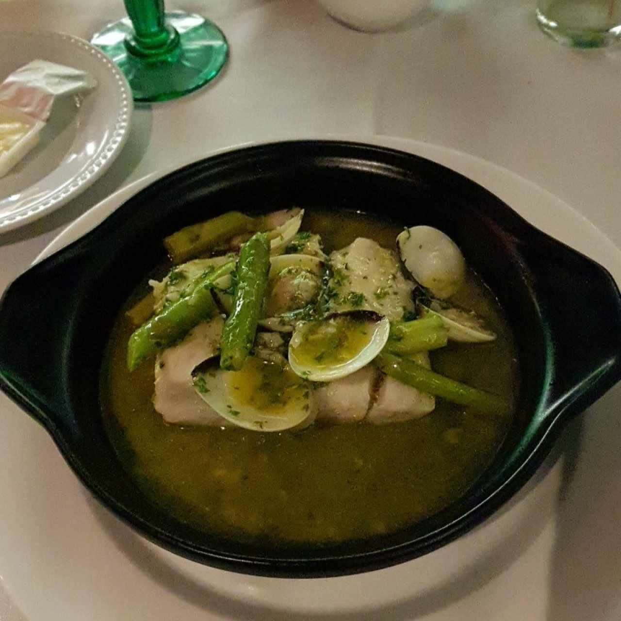 corvina en salsa verde
