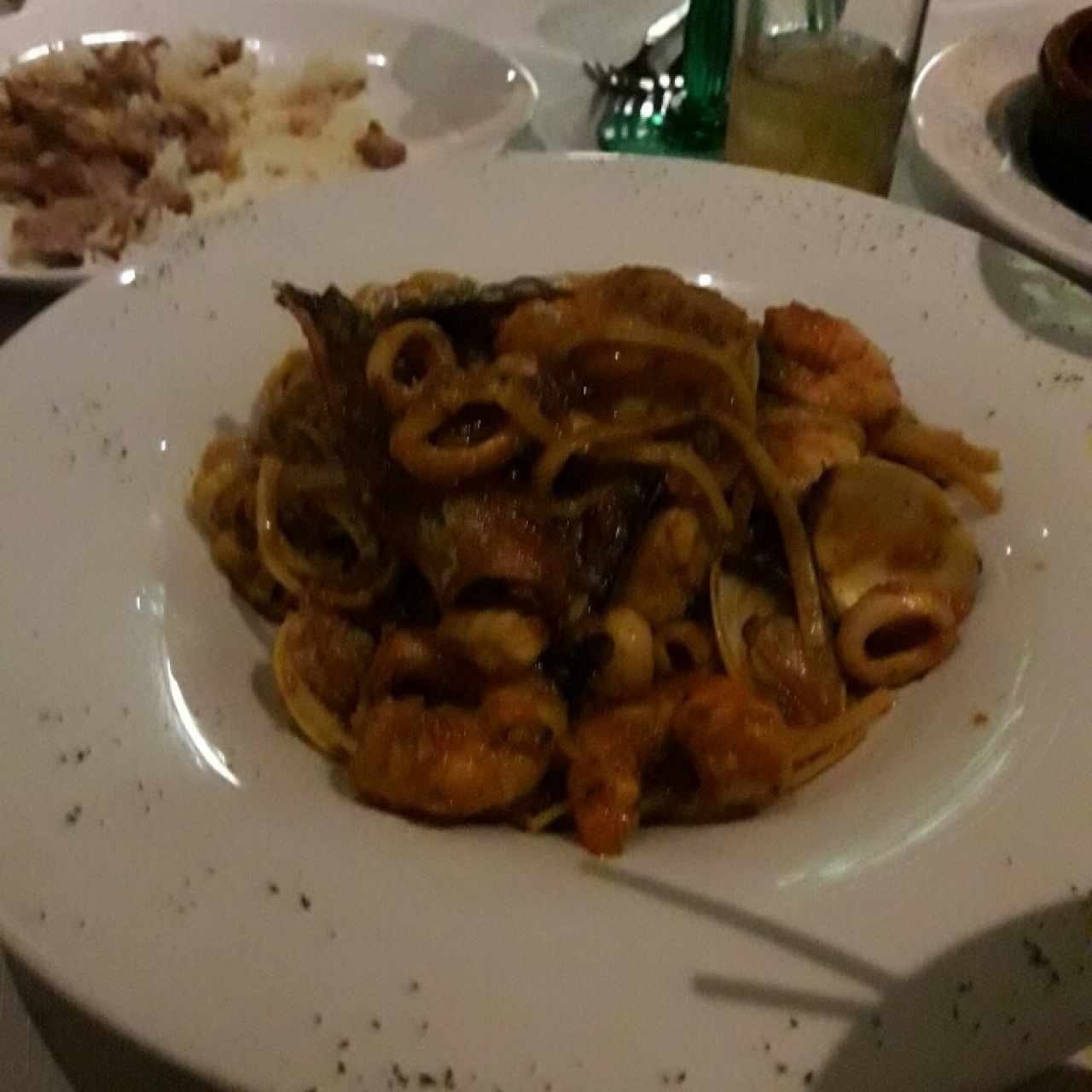 Pasta con Mariscos