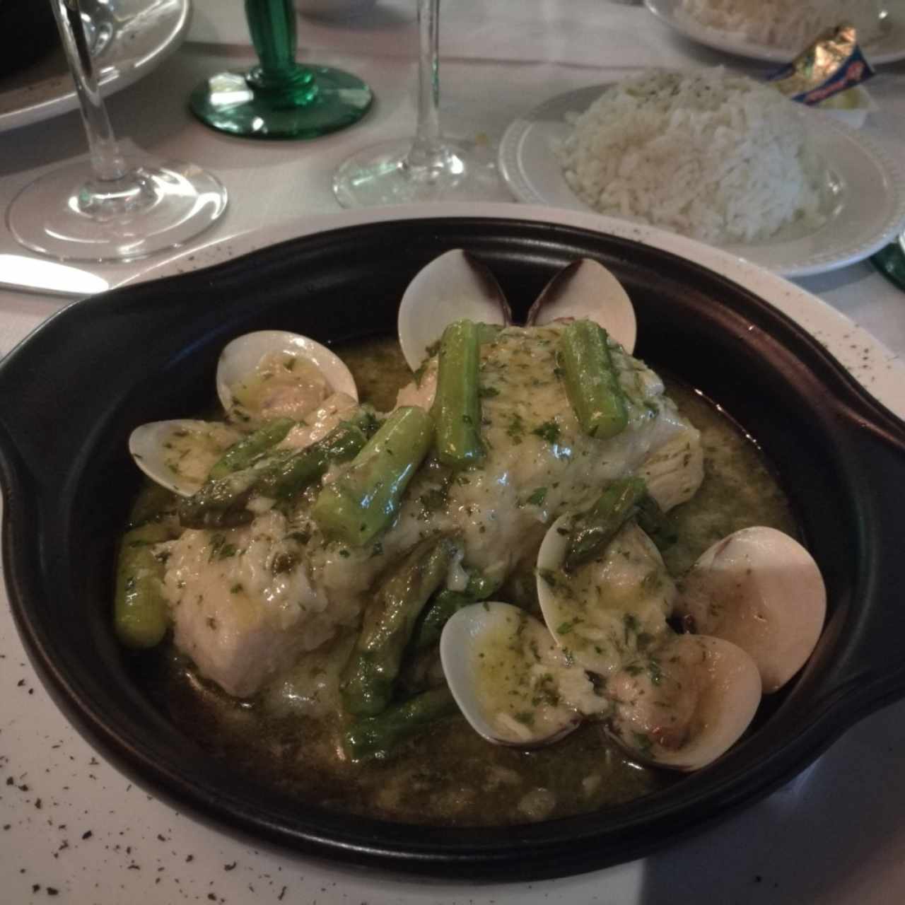 Corvina en salsa verde