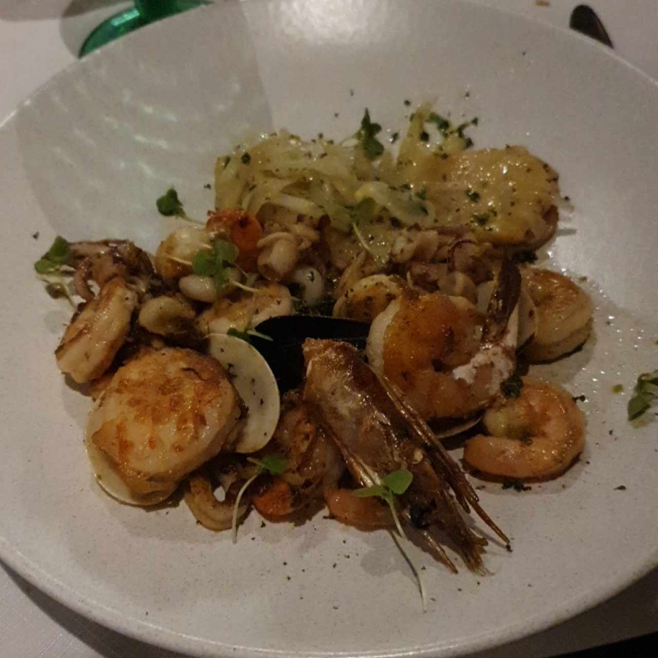 plancha de mariscos 