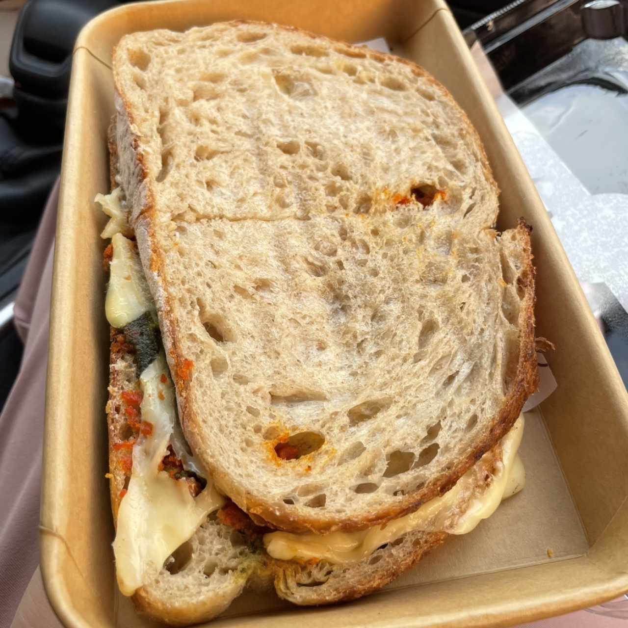 Emparedado caprese en Masa Madre