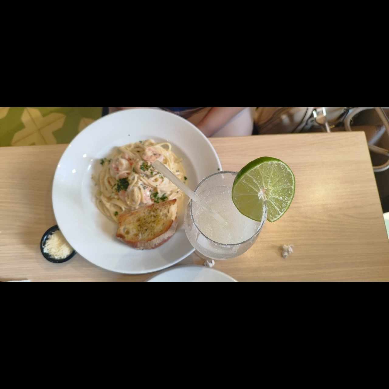Pastas - Alfredo con Camarones