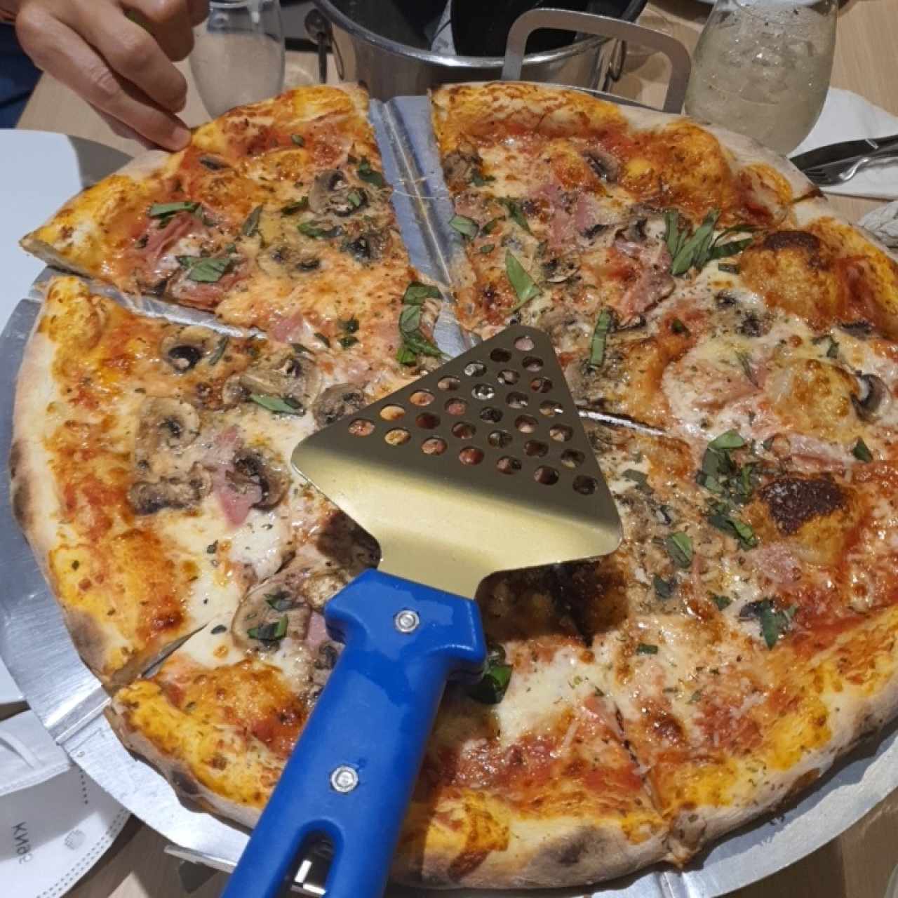 Pizzas Clásicas - Jamón y Hongos