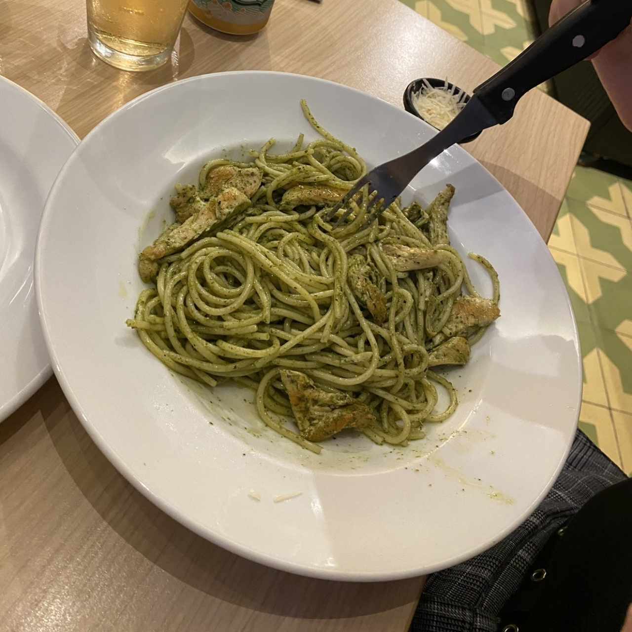 Pesto with chicken 