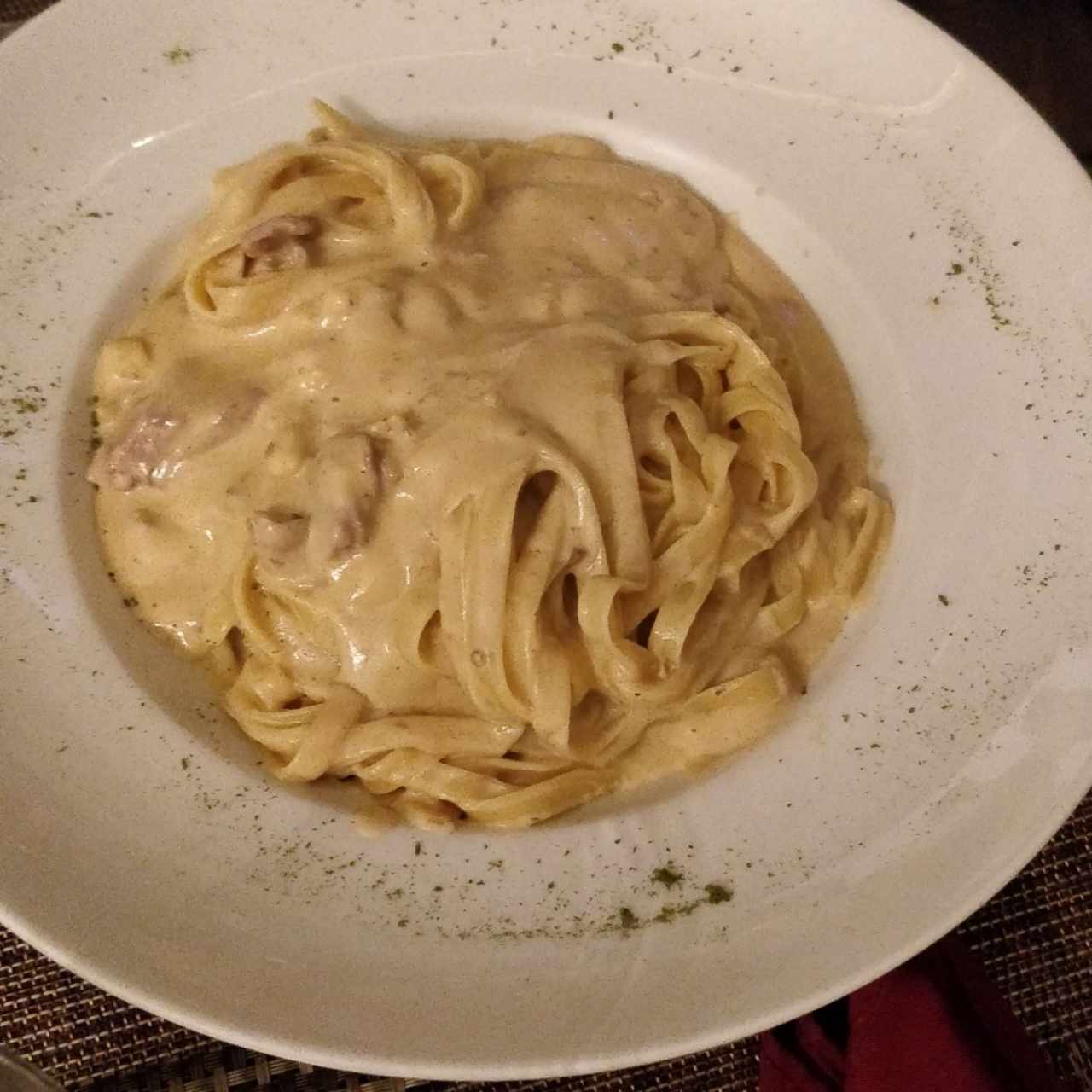 Fettuccine a la Strega