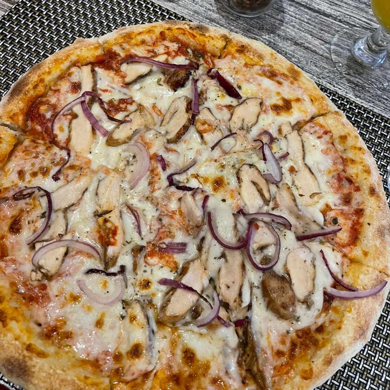 Pizza de pollo