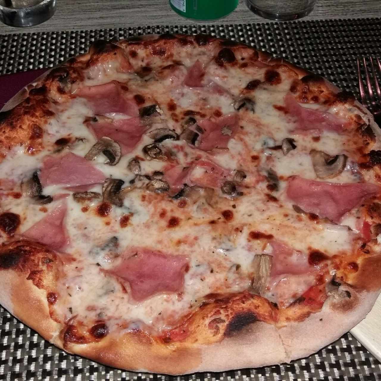 Jamón Cocido y champiñones