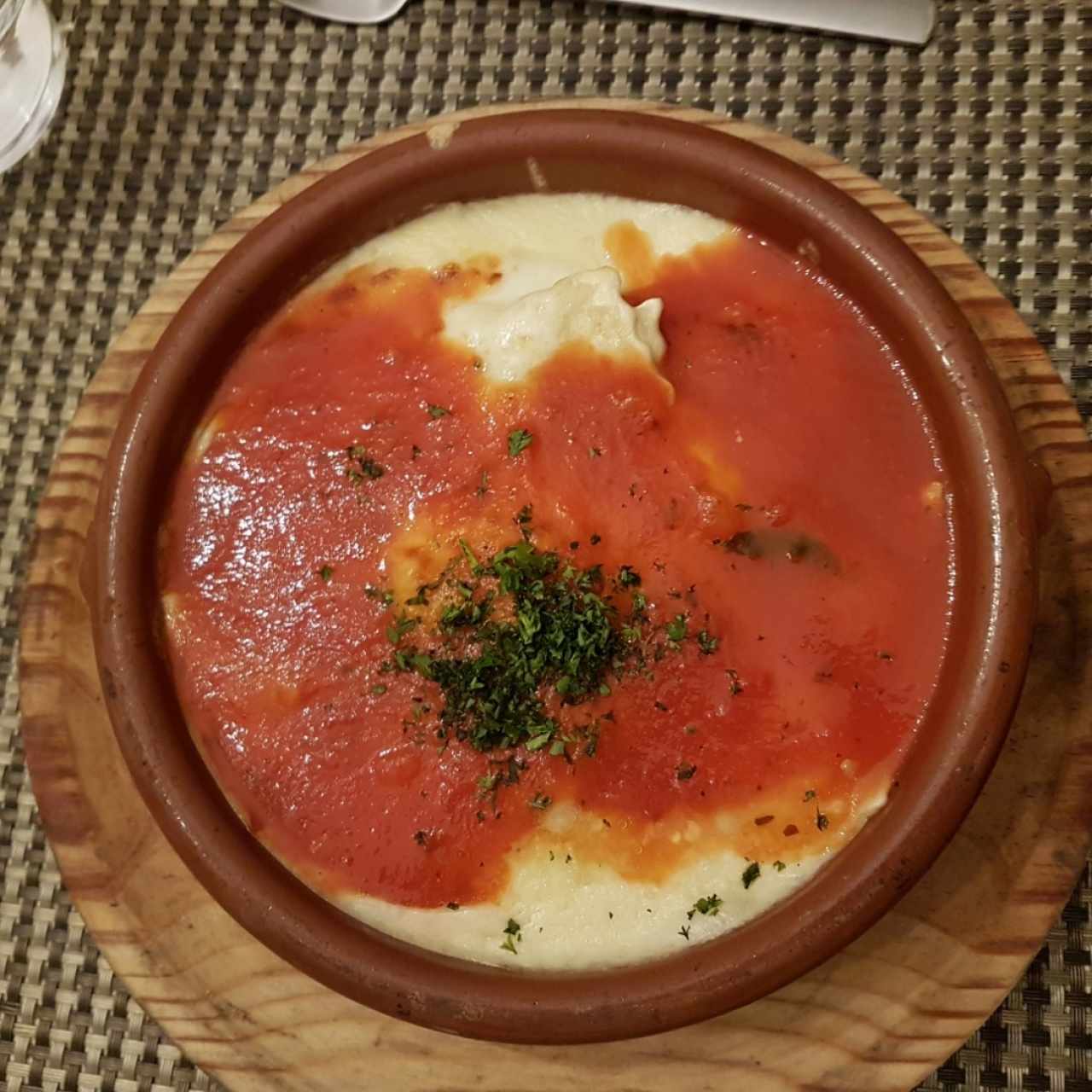 Ravioli de Carne al Graten