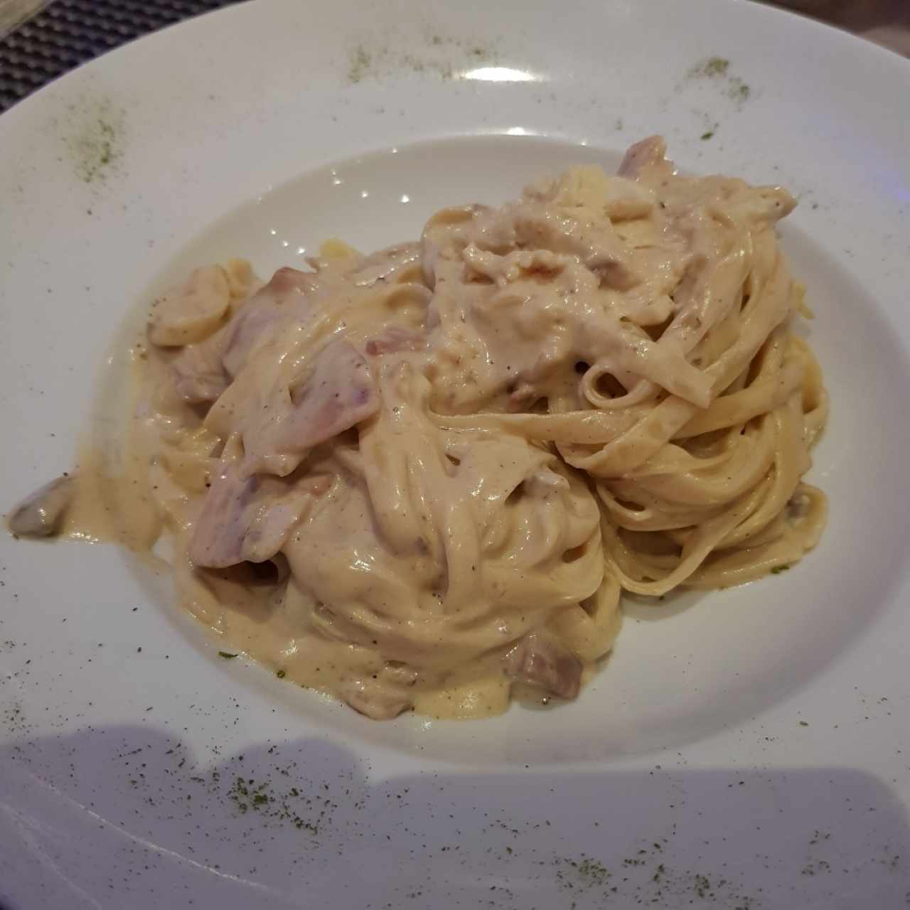 Fettuccine a la Strega