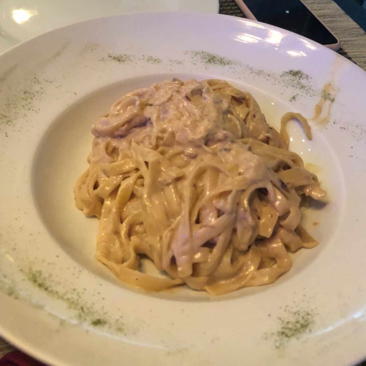 Fettuccine a la Strega