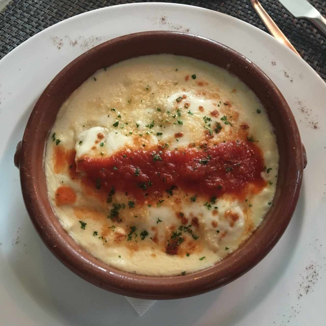 Ravioli de Carne al Graten