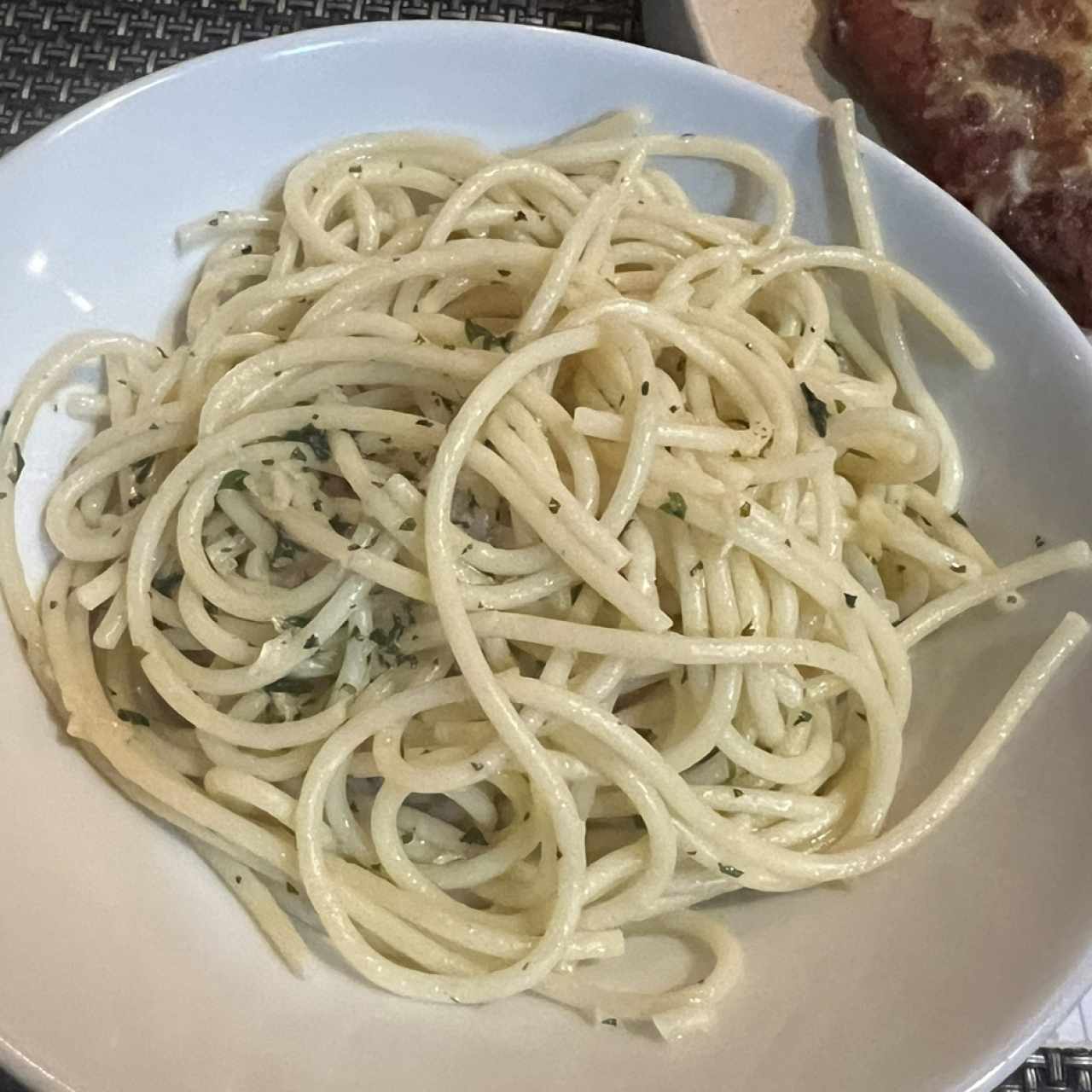Spaguettis al óleo 