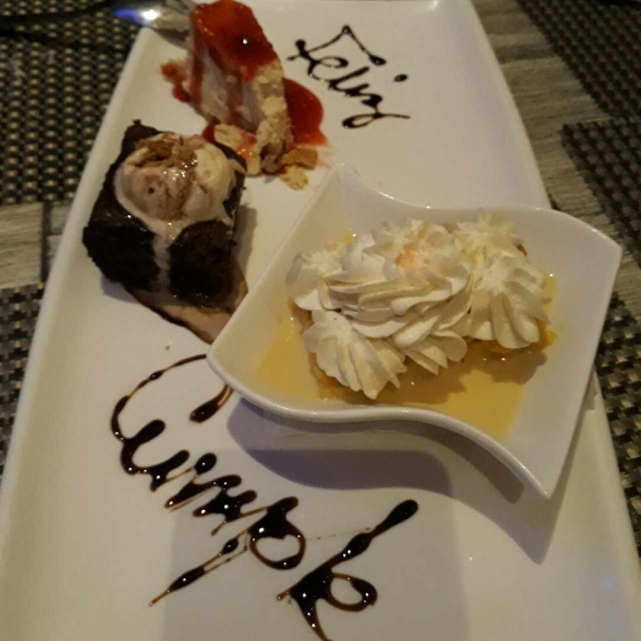 Variedad postres