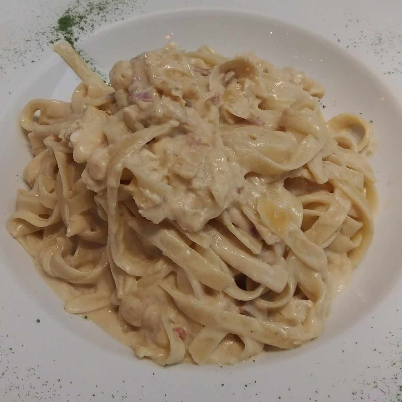 Fettuccine a la Strega