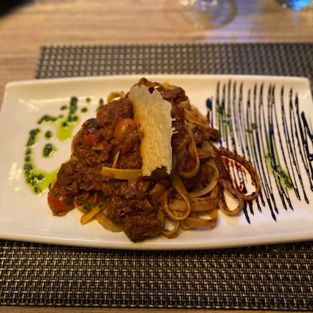 Fetuccini con Cordero