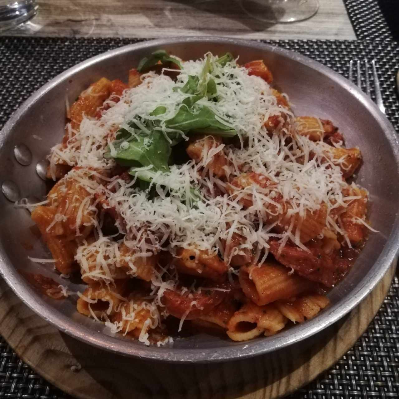 Rigatoni chorizo italino