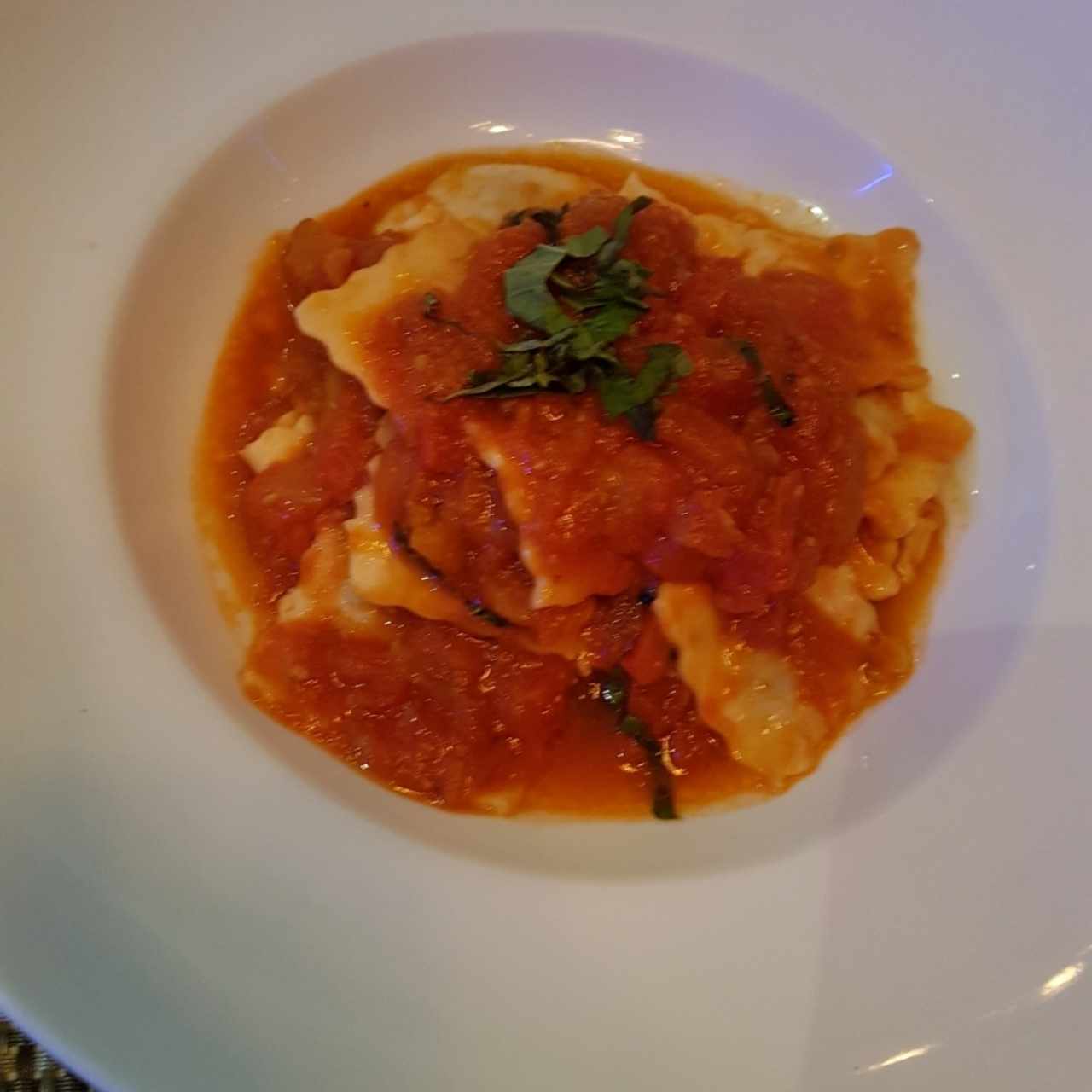 Ravioli de Carne al Graten