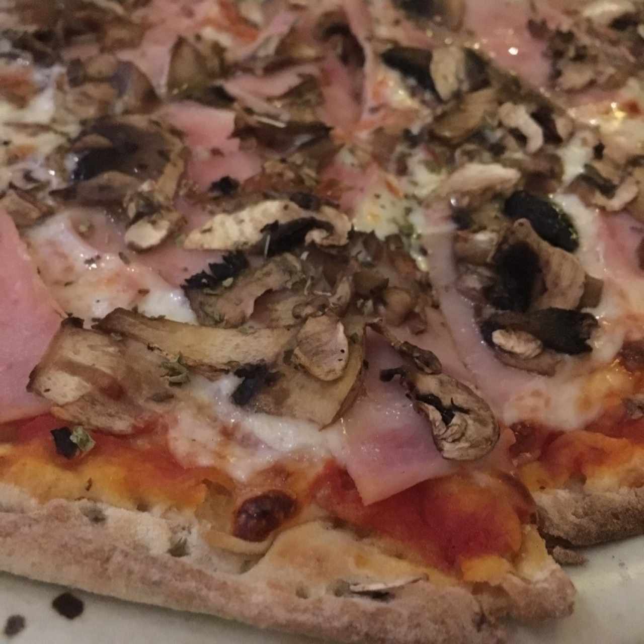 Jamón Cocido y Champiñones