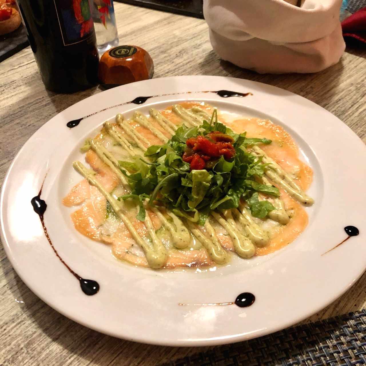 Carpacccio de Salmón