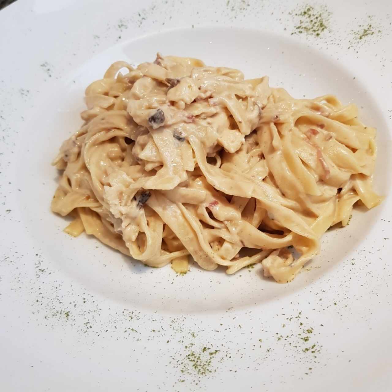 Fettuccine a la Strega