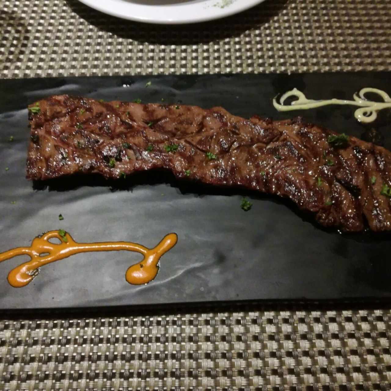 entraña al grill