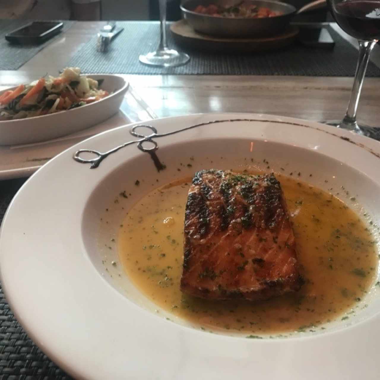 Lomo de Salmón al Limón.