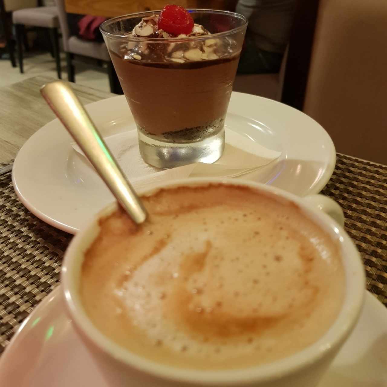 Postres - Mousse de Nutella y cappuchino