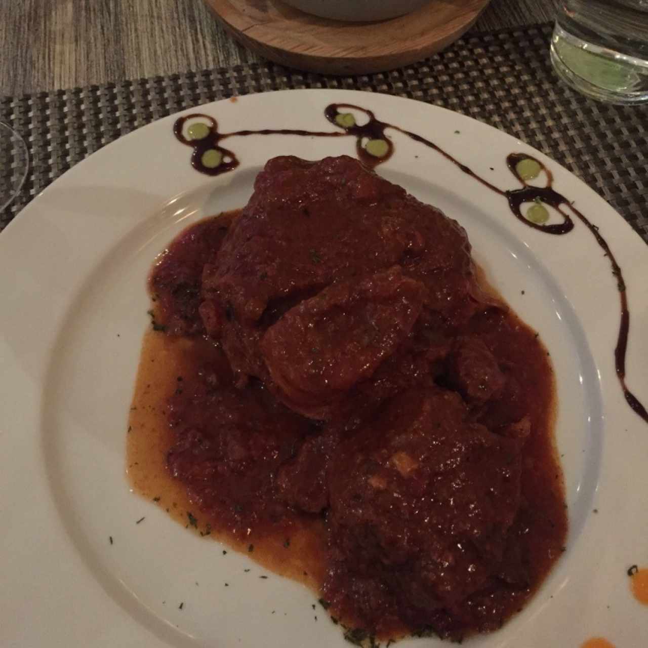 Osobucco de linguinni a la crema