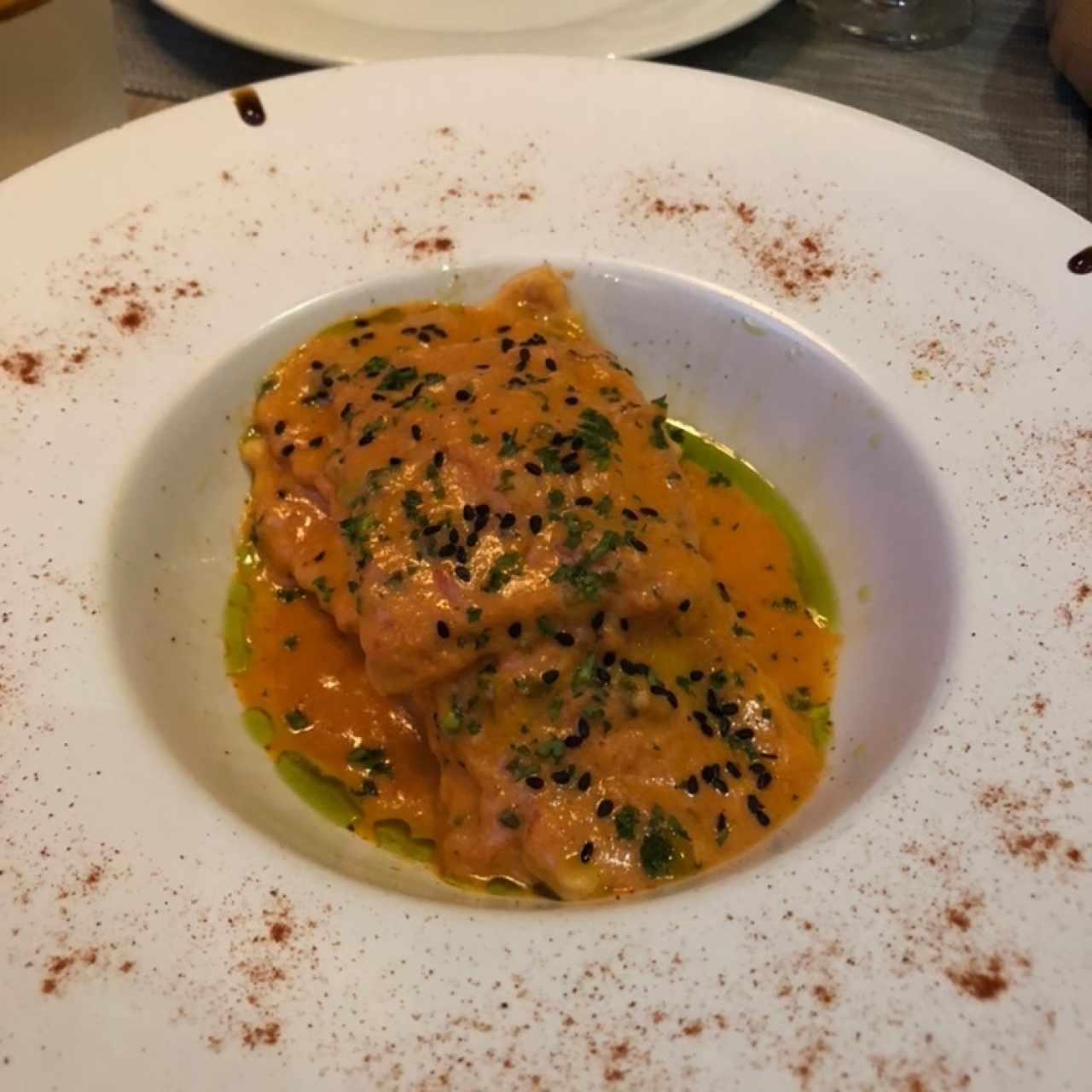 Raviolis de Salmón Ahumado