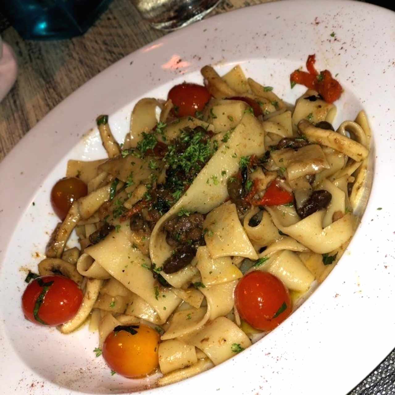 Pappardelle a la Santorini