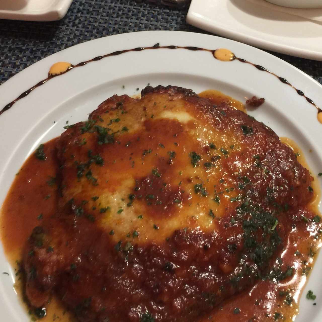 milanesa de pollo a la parmesana