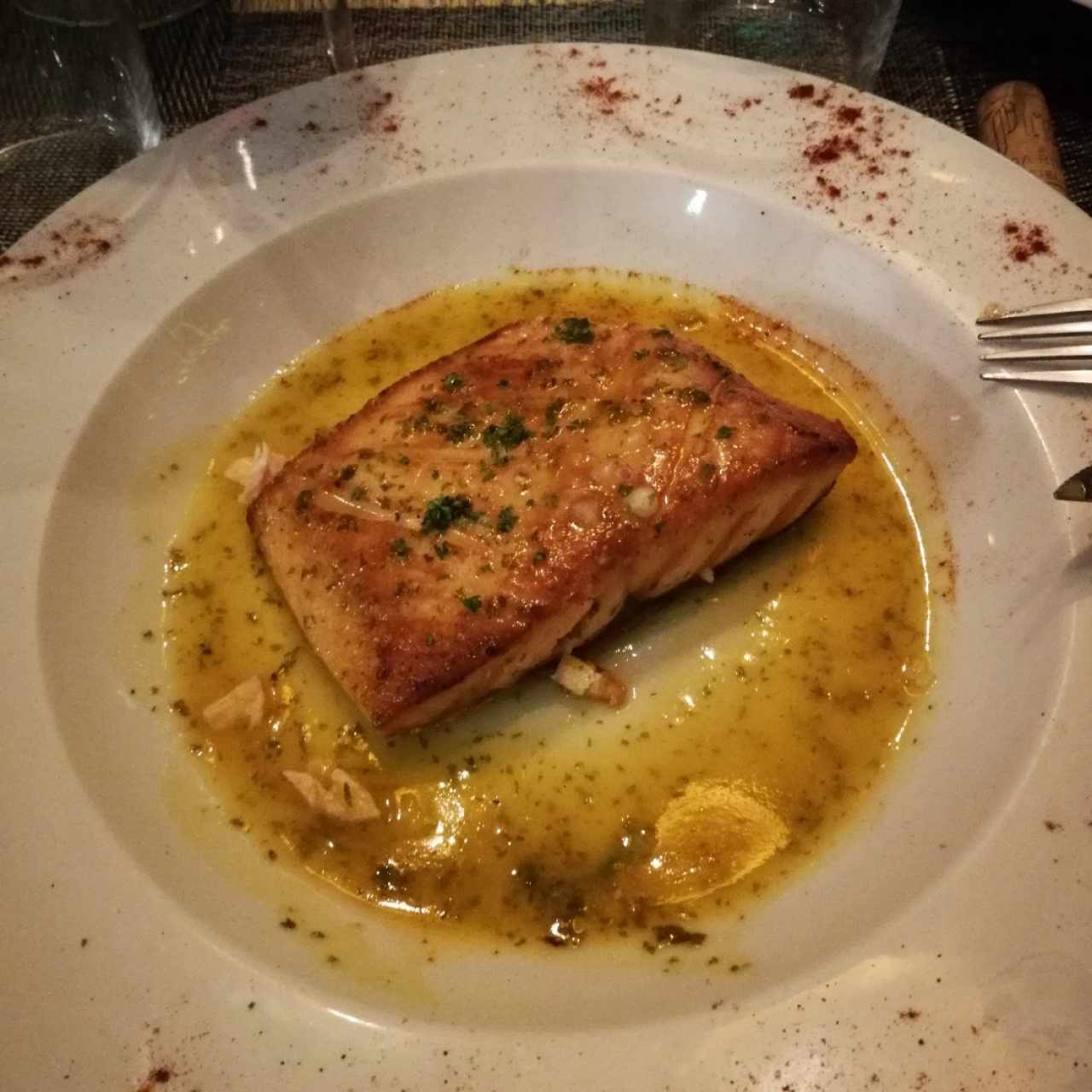 Lomo de Salmón al Limón.