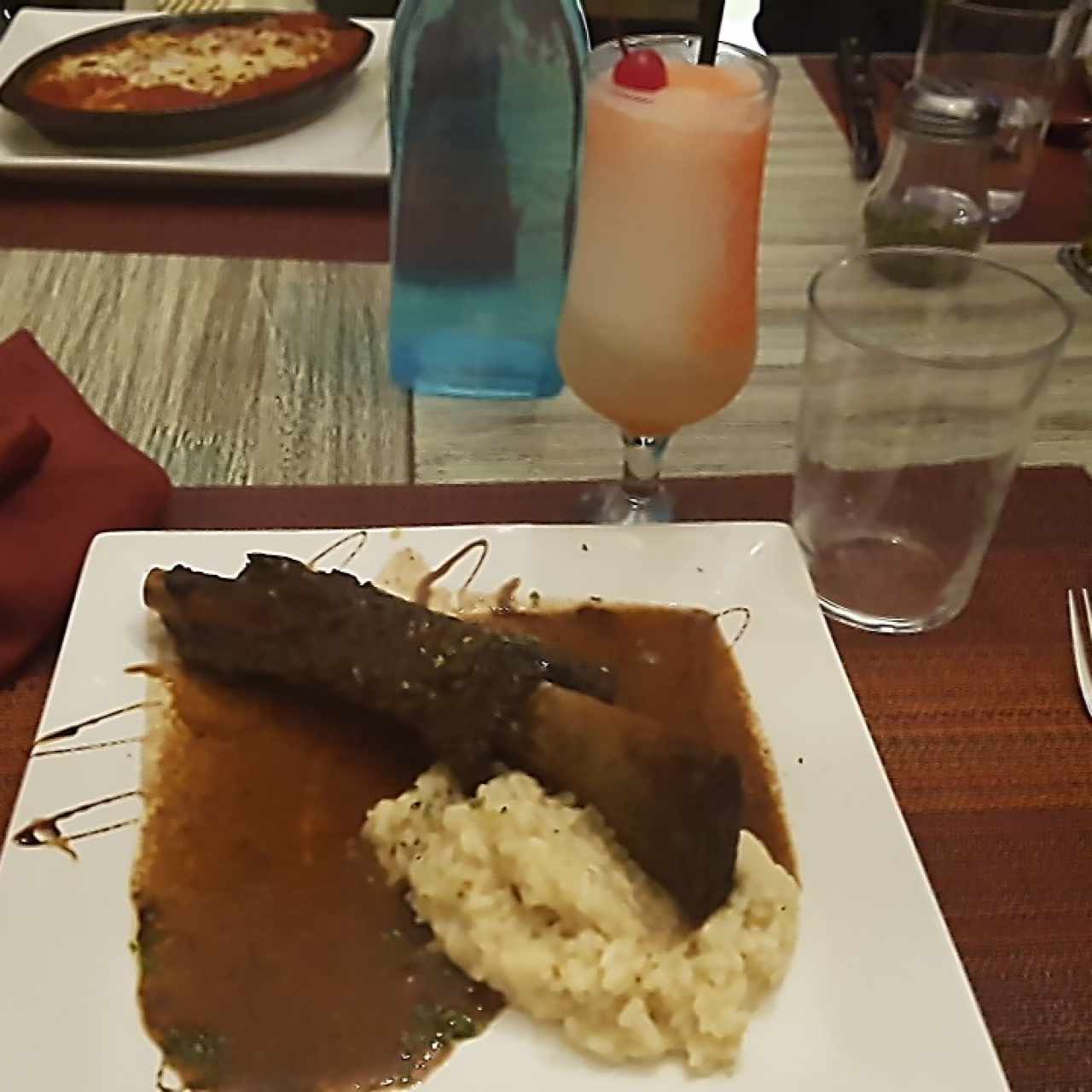 Corte angus con risotto