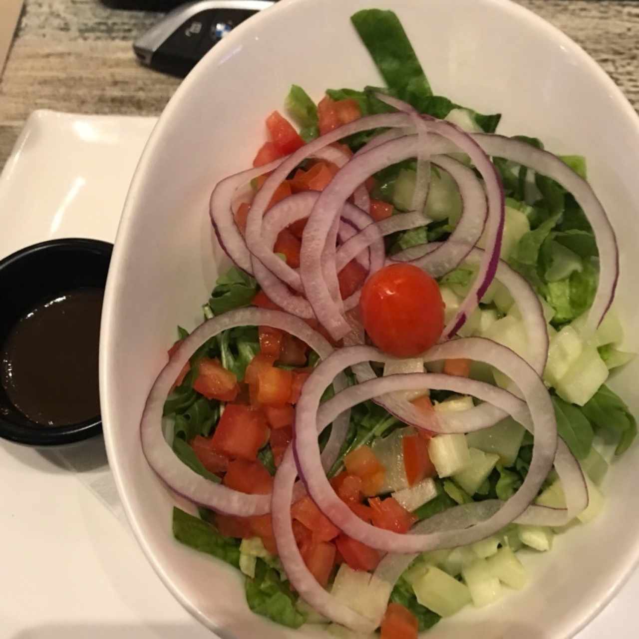 Ensalada acompañamiento del Salmon