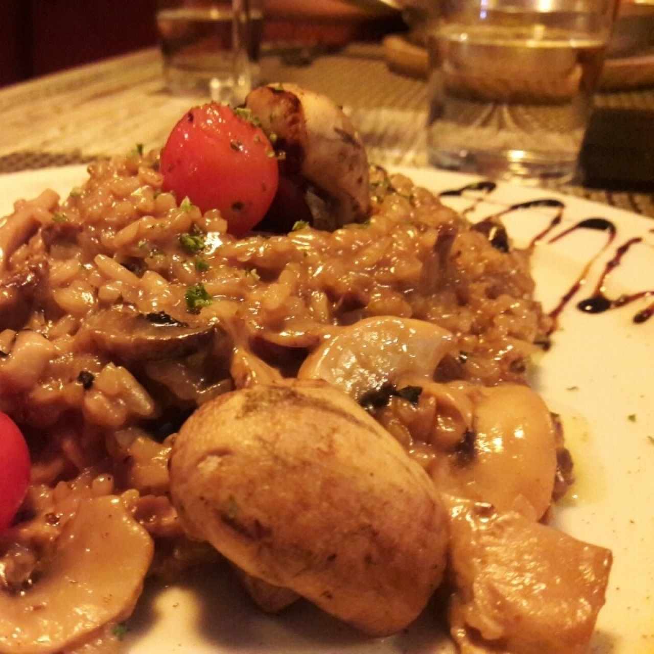 Rissotto a la funghi recomendado me encantó y el tiramos excelente👌