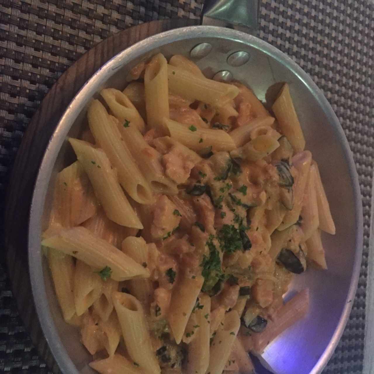pasta con salmon y zuchini