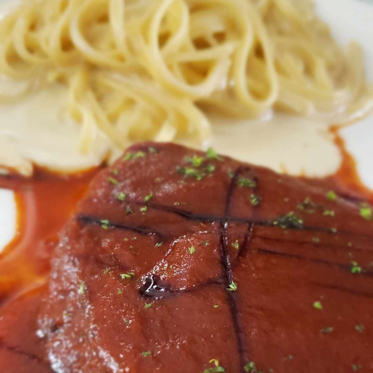 Extracotto con Linguini 4 quesos