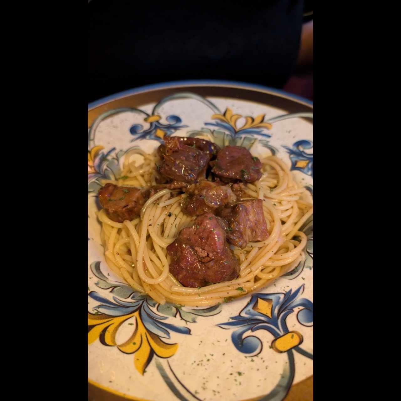 Fetuccini en Estofado de Shorts Ribs