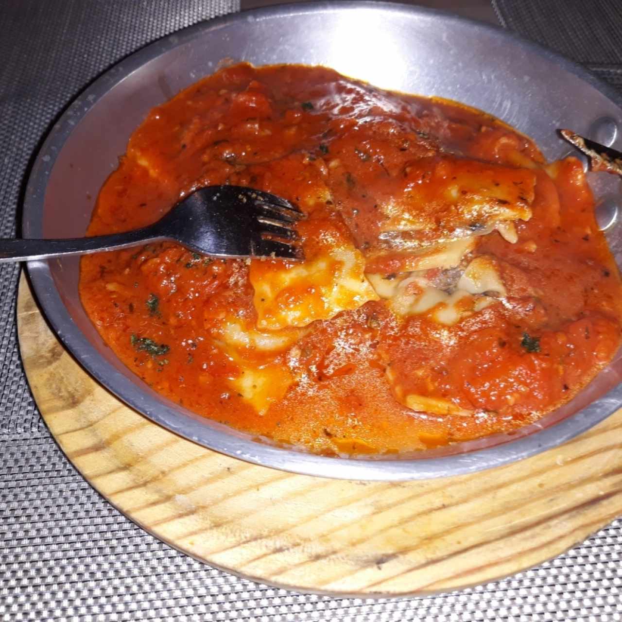 ravioles de berenjena