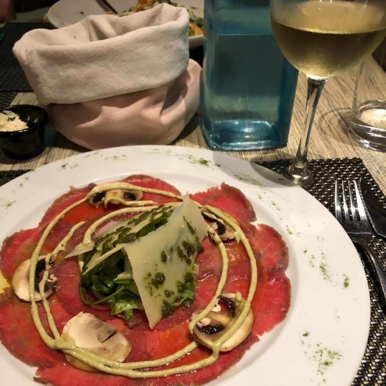 Carpaccio de salmon