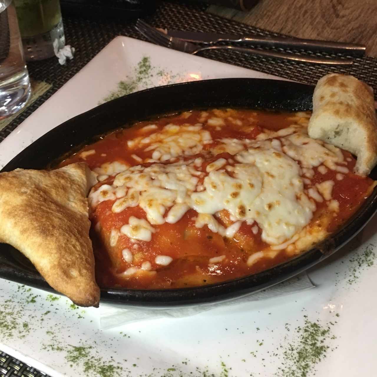 lasaña de pollo