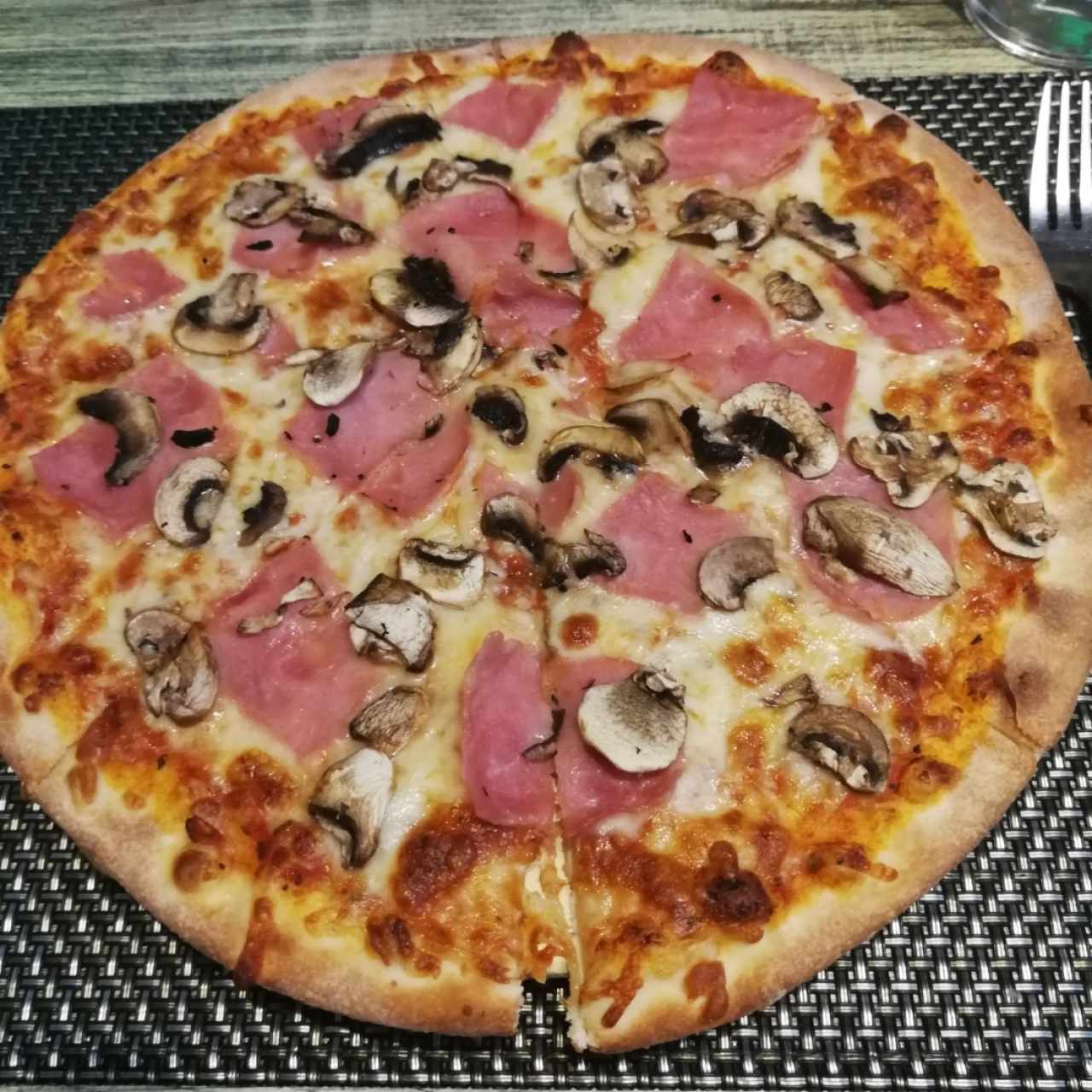 Jamón Cocido y champiñones