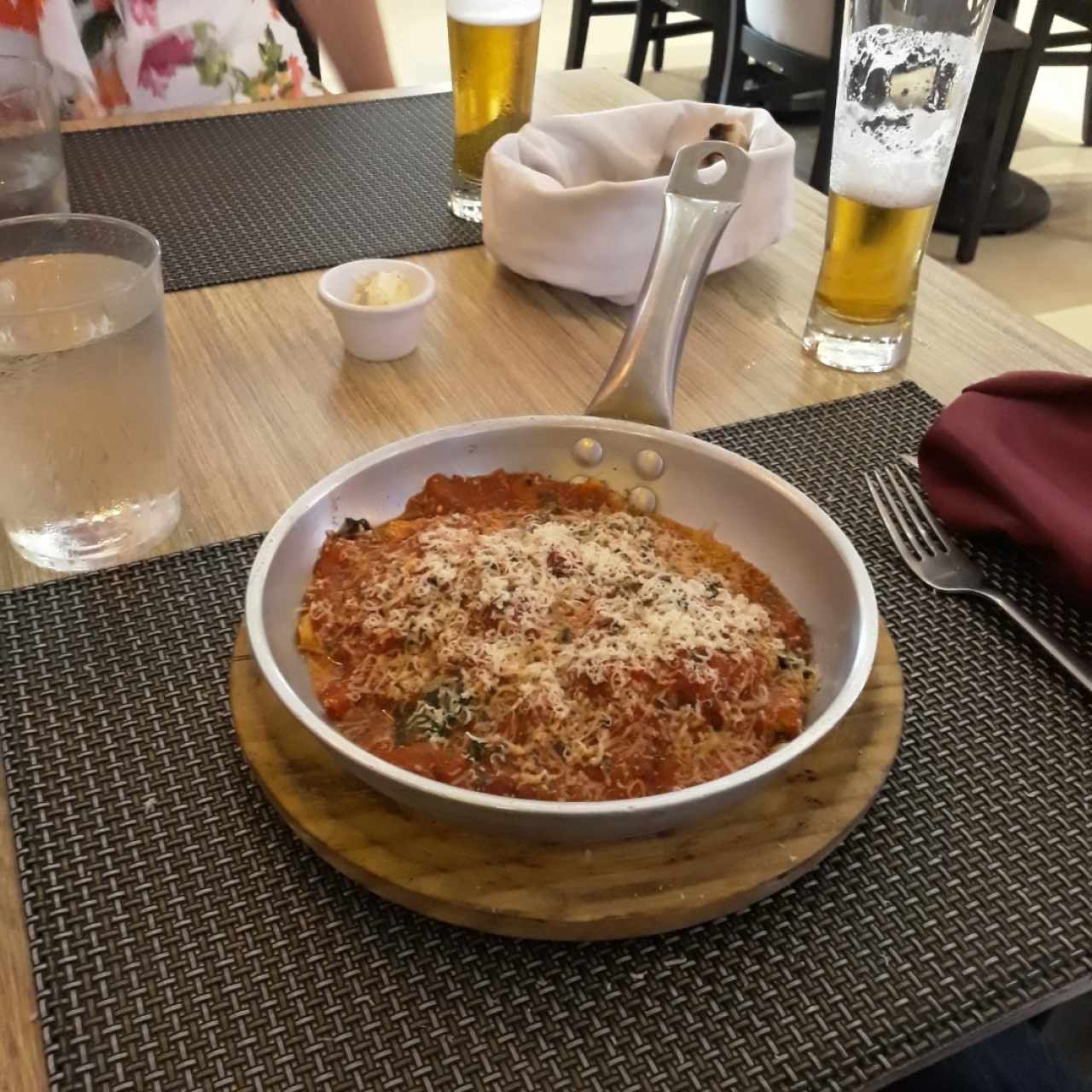 Raviolis de berenjenas 