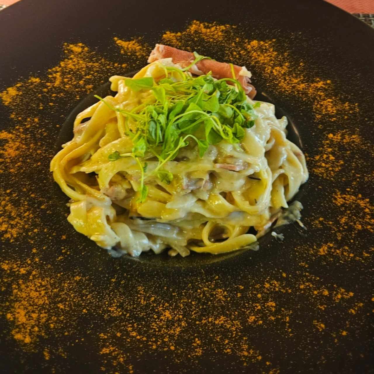 Pasta con queso de la casa